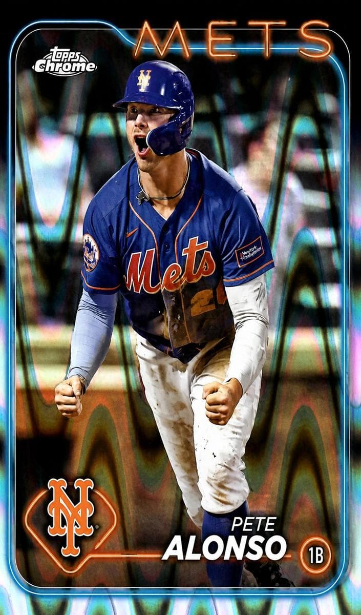 Pete Alonso 2024 topps Topps Chrome
