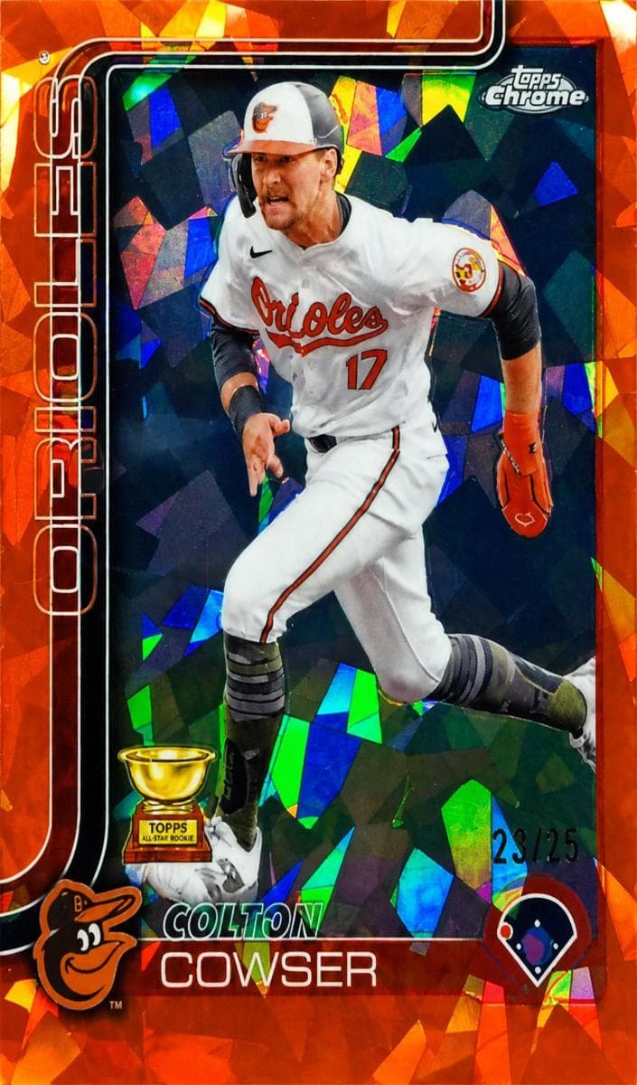 Colton Cowser 2025 topps Topps Chrome Sapphire