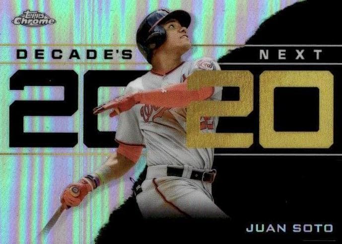Juan Soto 2020 topps Topps Chrome Update
