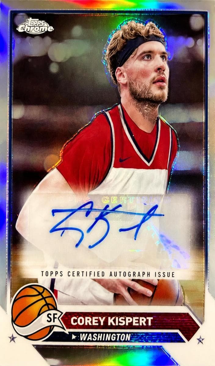 Corey Kispert trading card