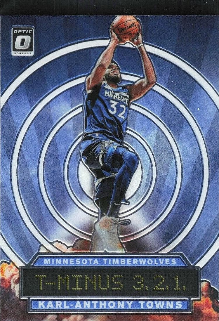 Karl-Anthony Towns 2019 panini Donruss Optic