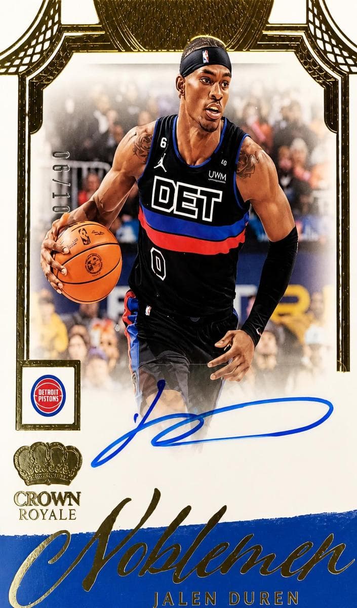 Jalen Duren 2023 panini Panini Crown Royale