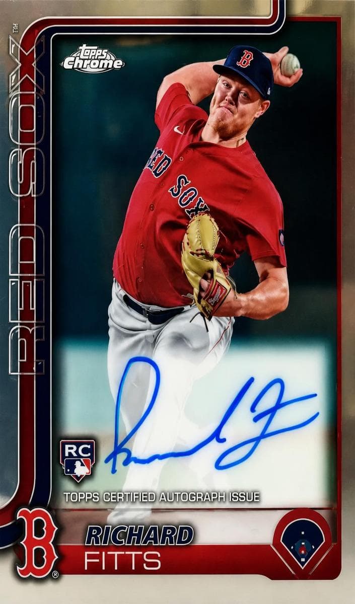 Richard Fitts 2025 topps Topps Chrome Logofractor Edition