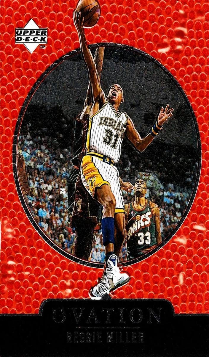 Reggie Miller 1998 upper-deck Ovation