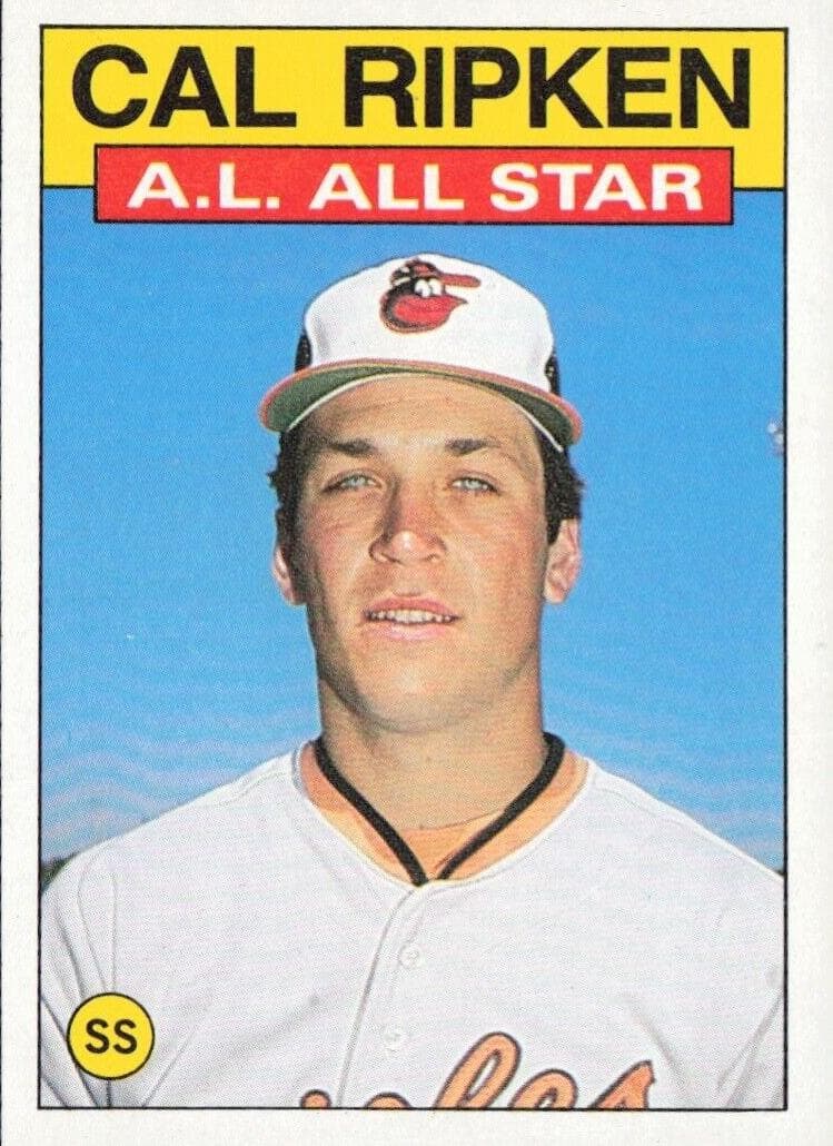Cal Ripken Jr. 1986 topps