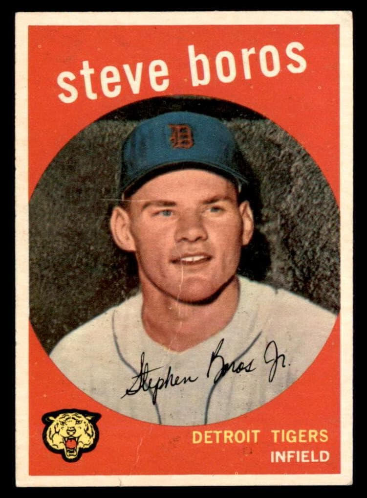Steve Boros 1959 topps Topps
