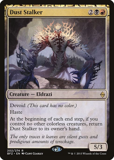 Dust Stalker 2015 Magic: The Gathering Battle for Zendikar Foil