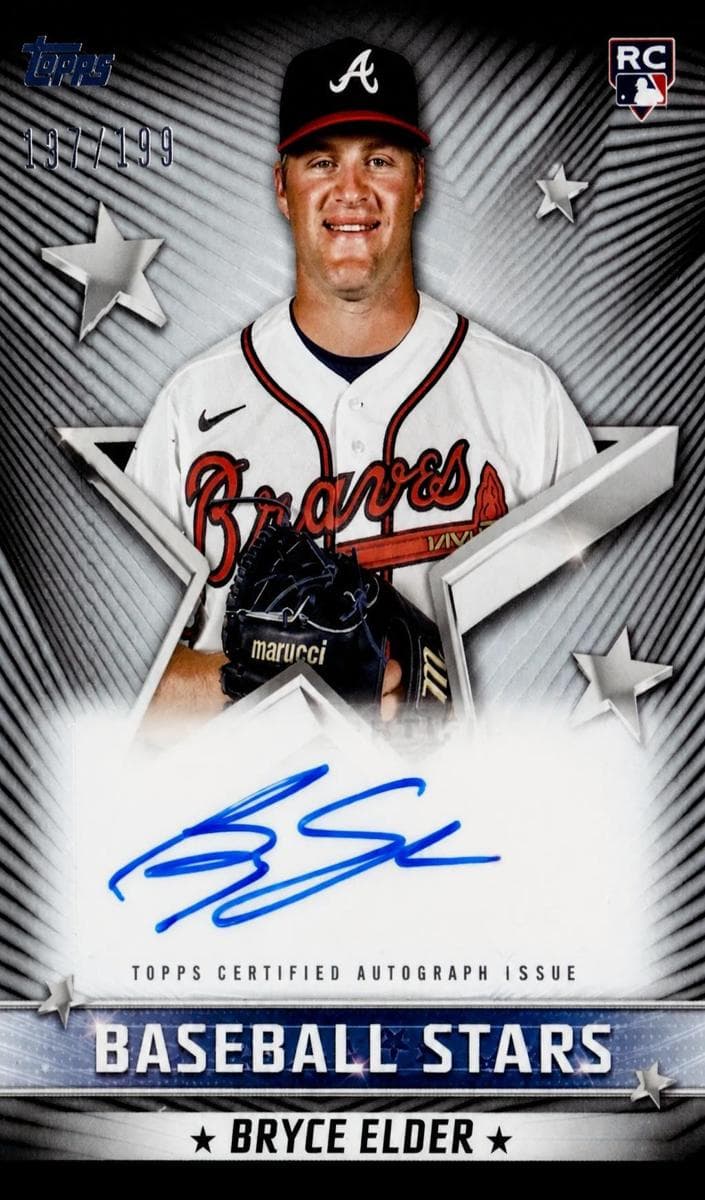 Bryce Elder 2022 topps Topps Update
