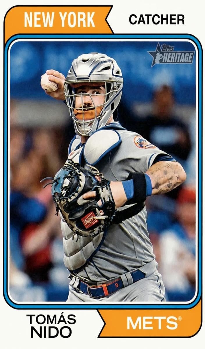 Tomas Nido trading card