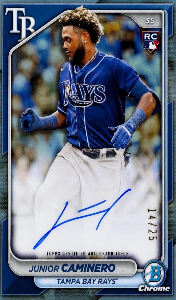 Junior Caminero 2024 bowman Bowman Chrome