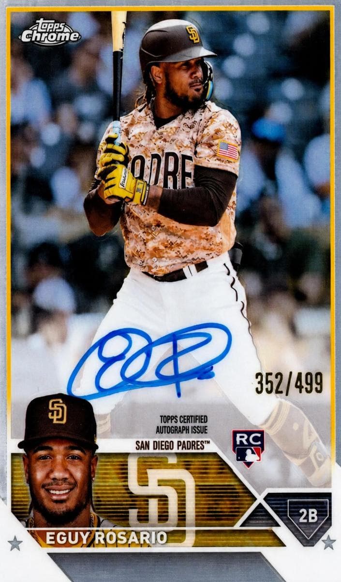 Eguy Rosario 2023 topps Topps Chrome