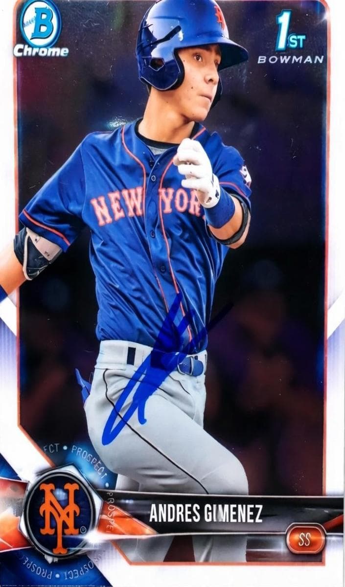 Andres Gimenez 2018 bowman Bowman