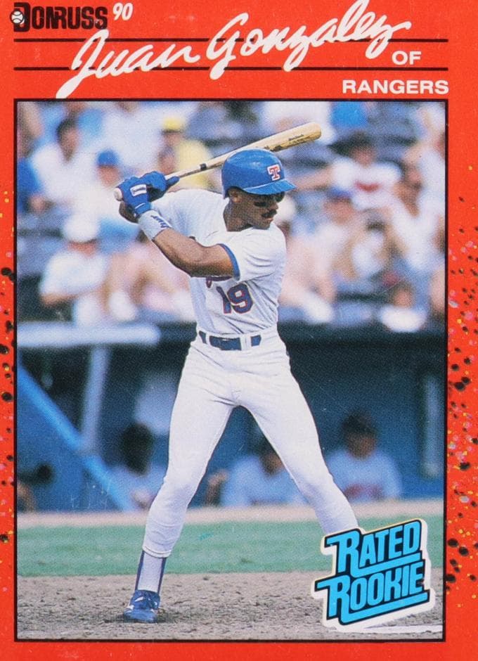 Error trading card