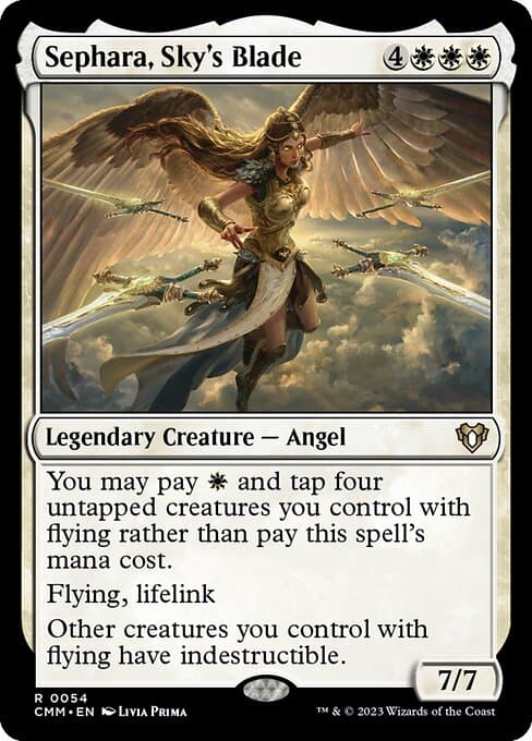 Sephara, Sky's Blade 2019 Magic: The Gathering Core Set 2020 Foil