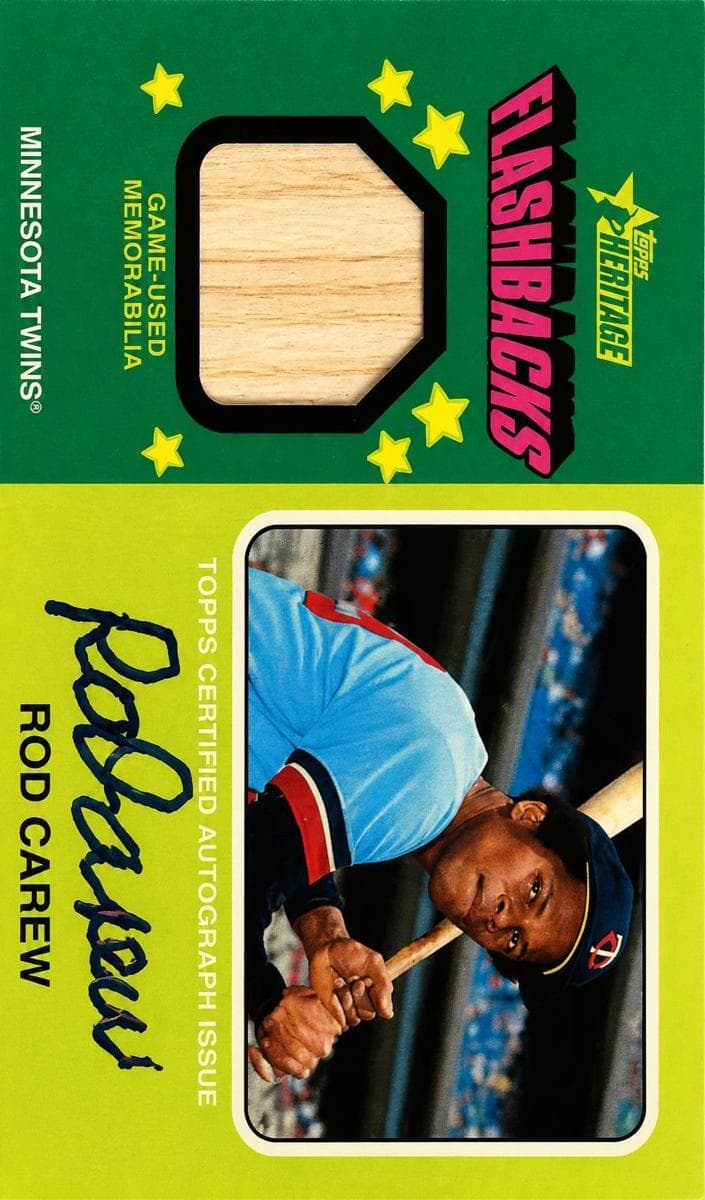 Rod Carew 2024 topps Topps Heritage