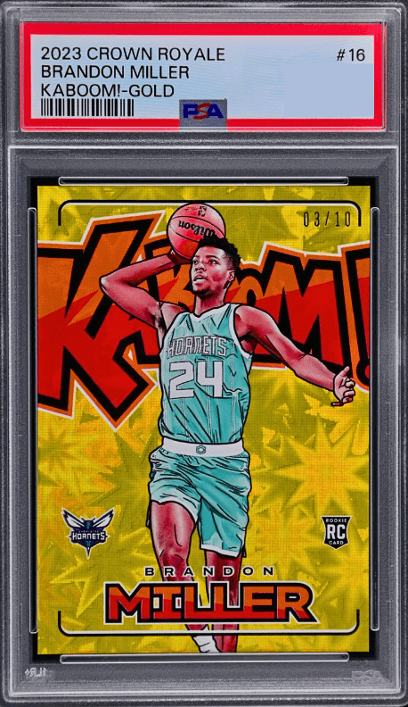 Brandon Miller 2023 panini Panini Crown Royale
