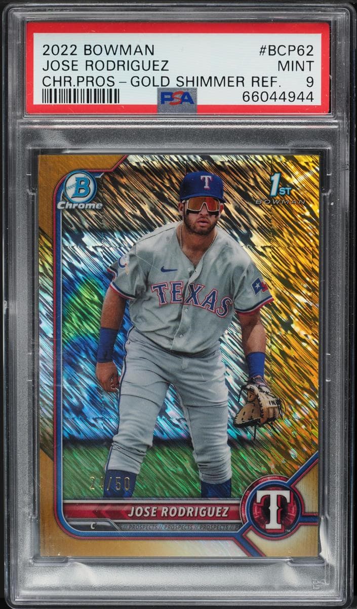 Jose Rodriguez 2022 bowman Bowman