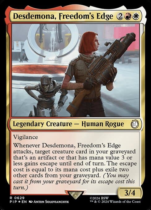 Desdemona, Freedom's Edge 2024 Magic: The Gathering Fallout