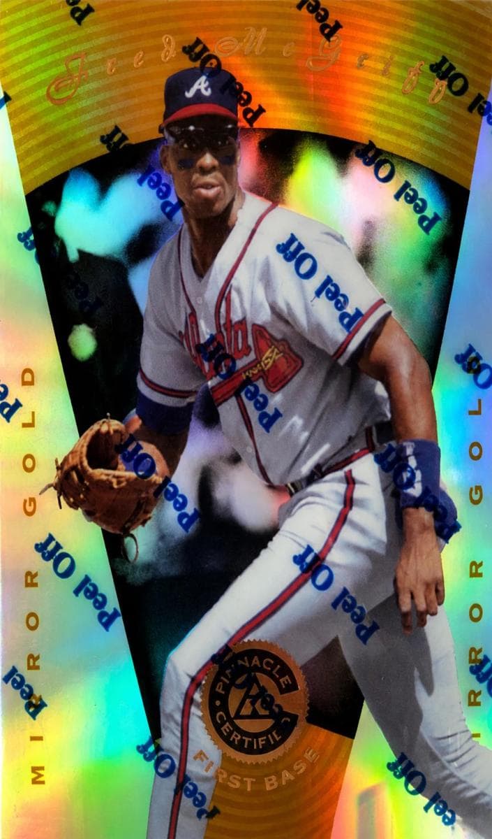 Fred McGriff 1997 panini Pinnacle Certified