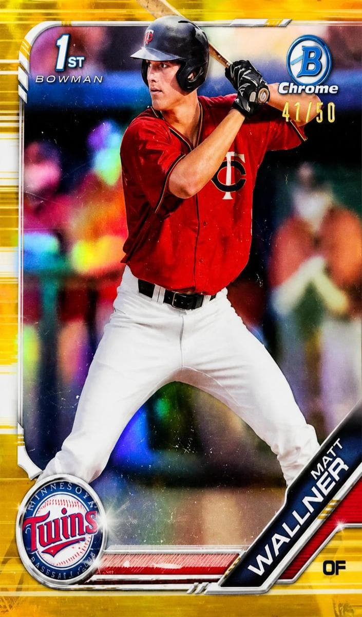 Matt Wallner 2019 bowman Bowman Draft Sapphire Edition