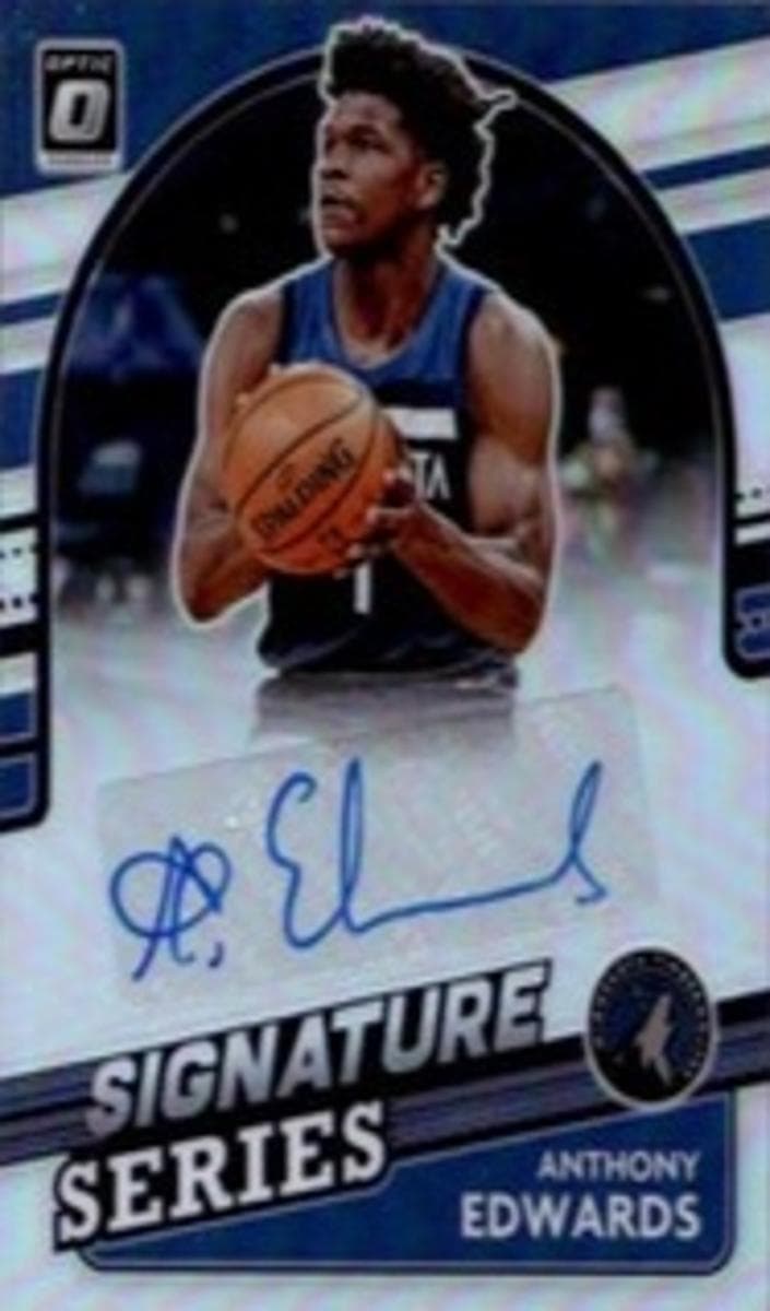 Anthony Edwards 2021 panini Donruss Optic