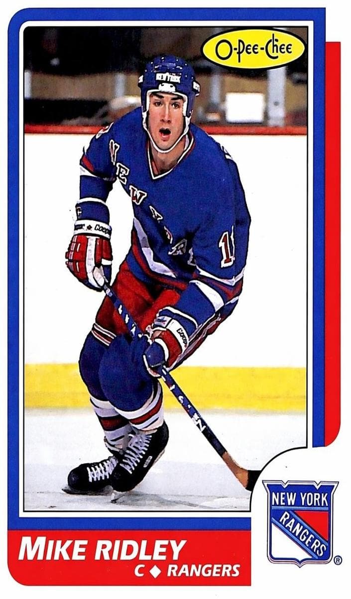 Mike Ridley 1986 topps O-Pee-Chee