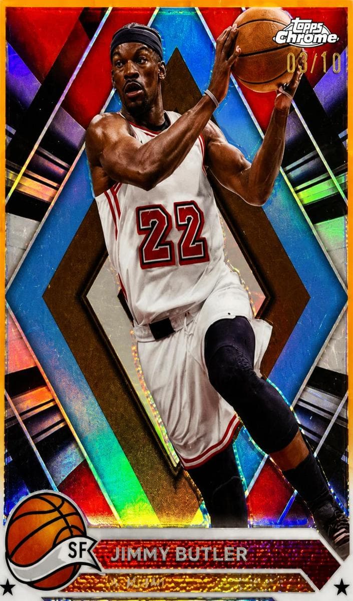Jimmy Butler 2023 topps Topps Chrome