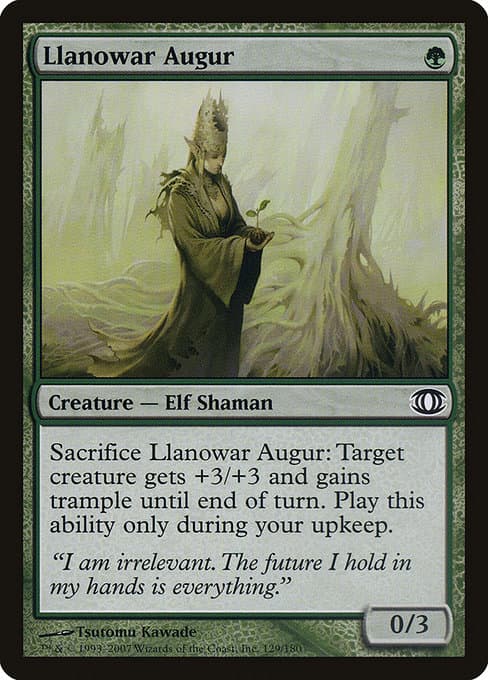 Llanowar Augur 2007 Magic: The Gathering