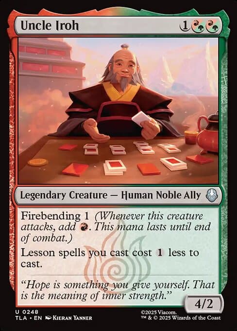 Uncle Iroh 2025 Magic: The Gathering Avatar: The Last Airbender