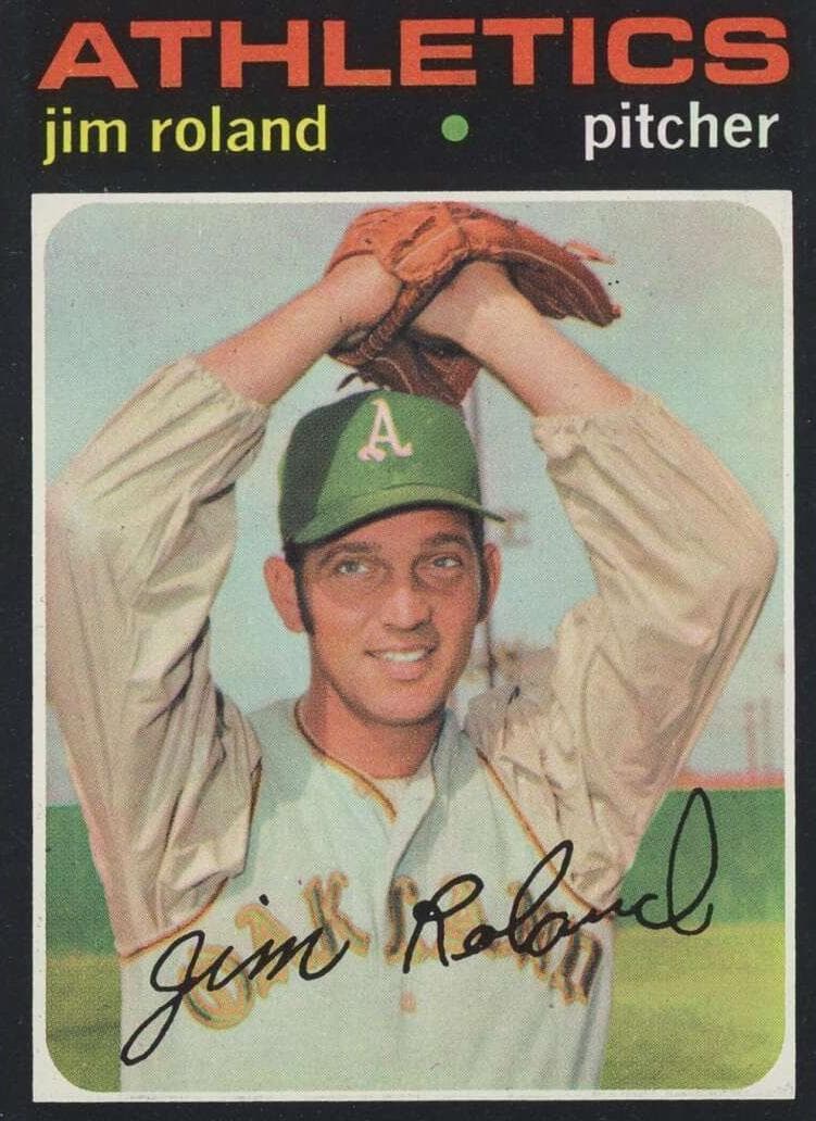 Jim Roland 1971 topps Topps
