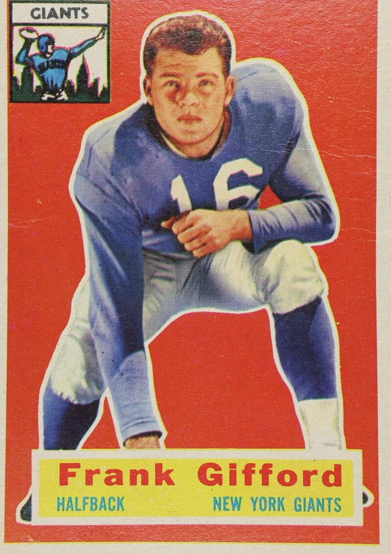 Frank Gifford 1956 topps Topps