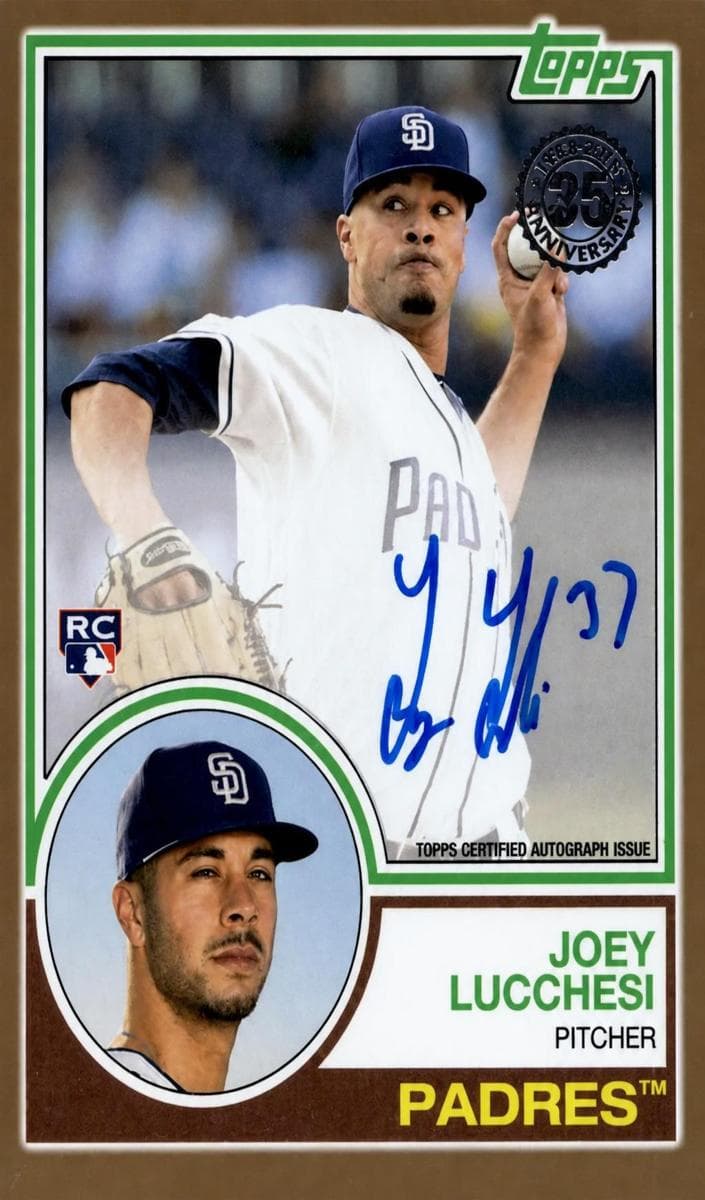 Joey Lucchesi 2018 topps Topps Update
