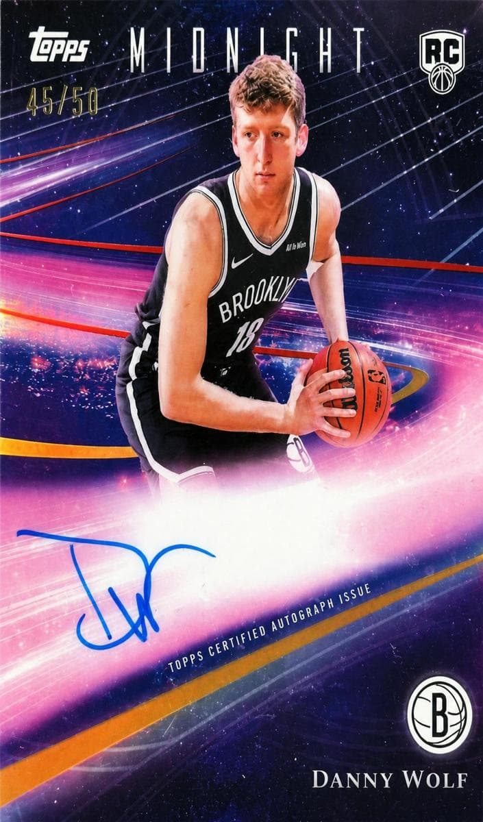 Danny Wolf 2025 topps Topps Midnight