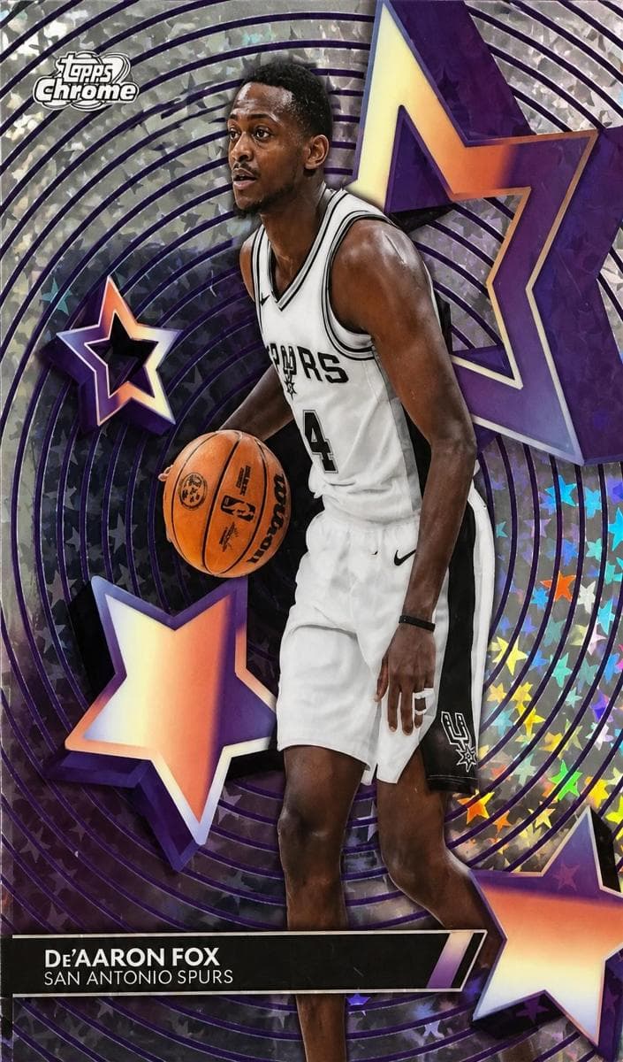 De'Aaron Fox 2025 topps Topps Cosmic Chrome