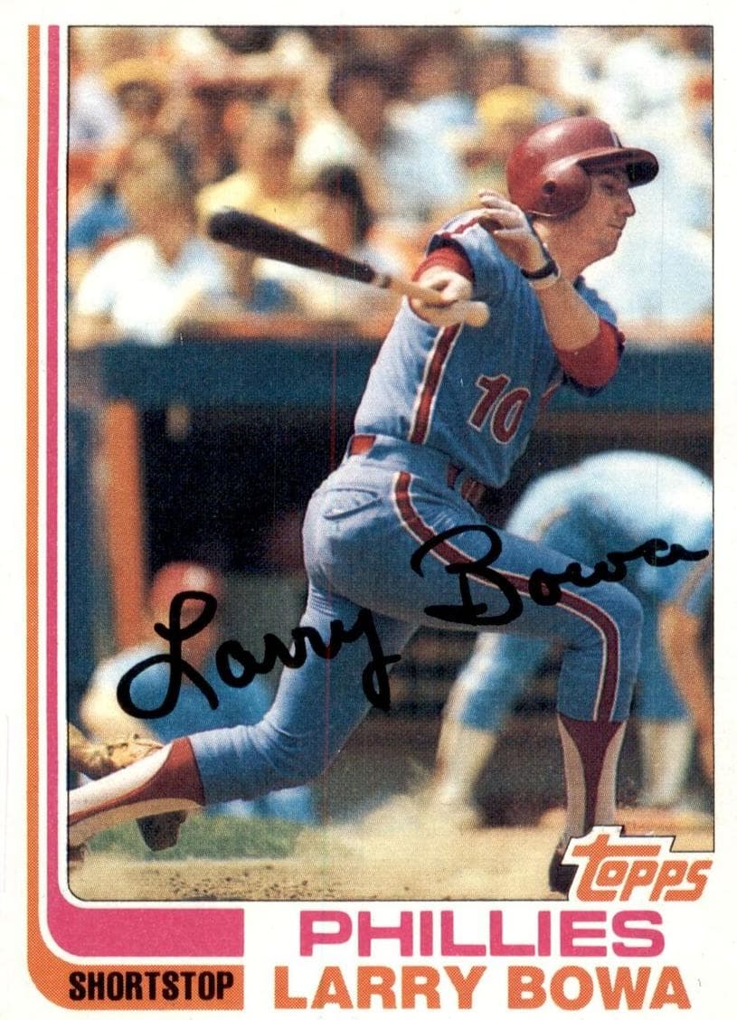 Larry Bowa trading card