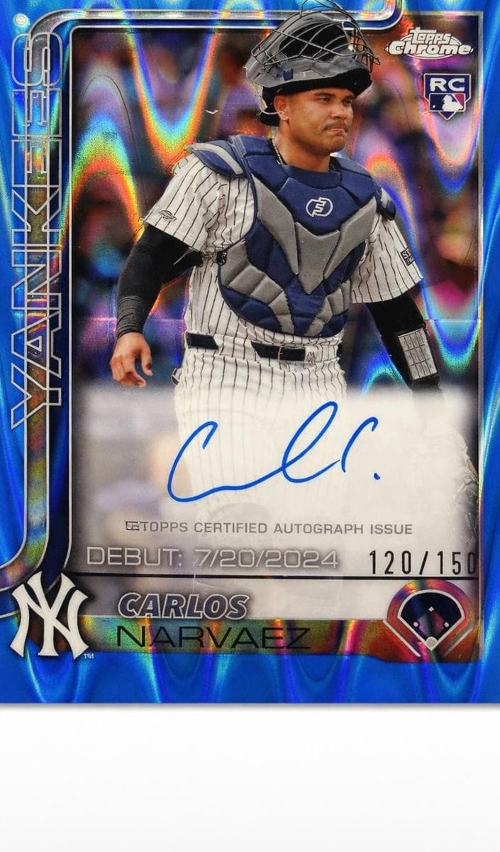Carlos Narvaez 2025 topps Topps Chrome Update