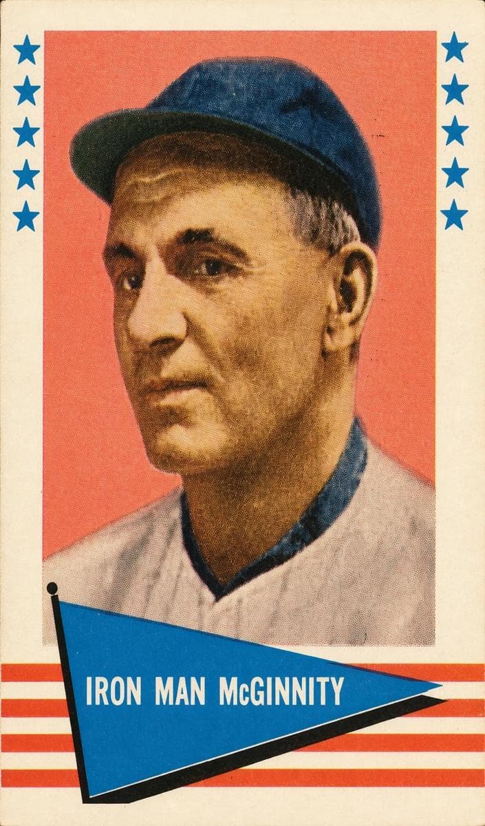 Iron Man McGinnity 1961 fleer Fleer Baseball Greats