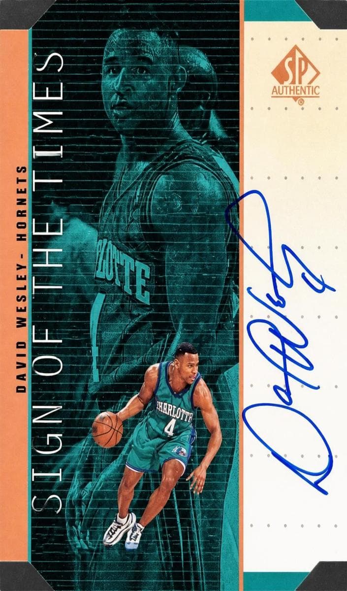 David Wesley 1998 unknown SP Authentic