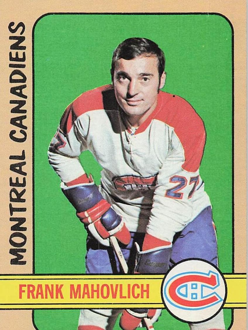 Frank Mahovlich 1972 topps Topps