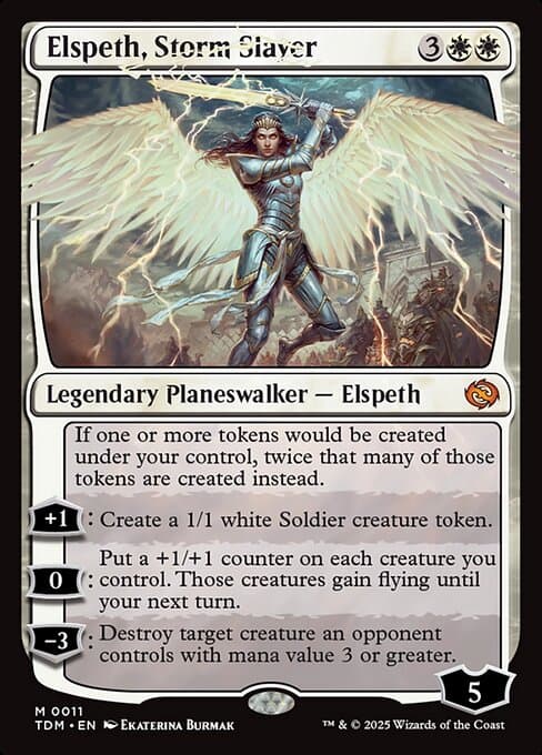 Elspeth, Storm Slayer 2025 Magic: The Gathering Tarkir: Dragonstorm Showcase
