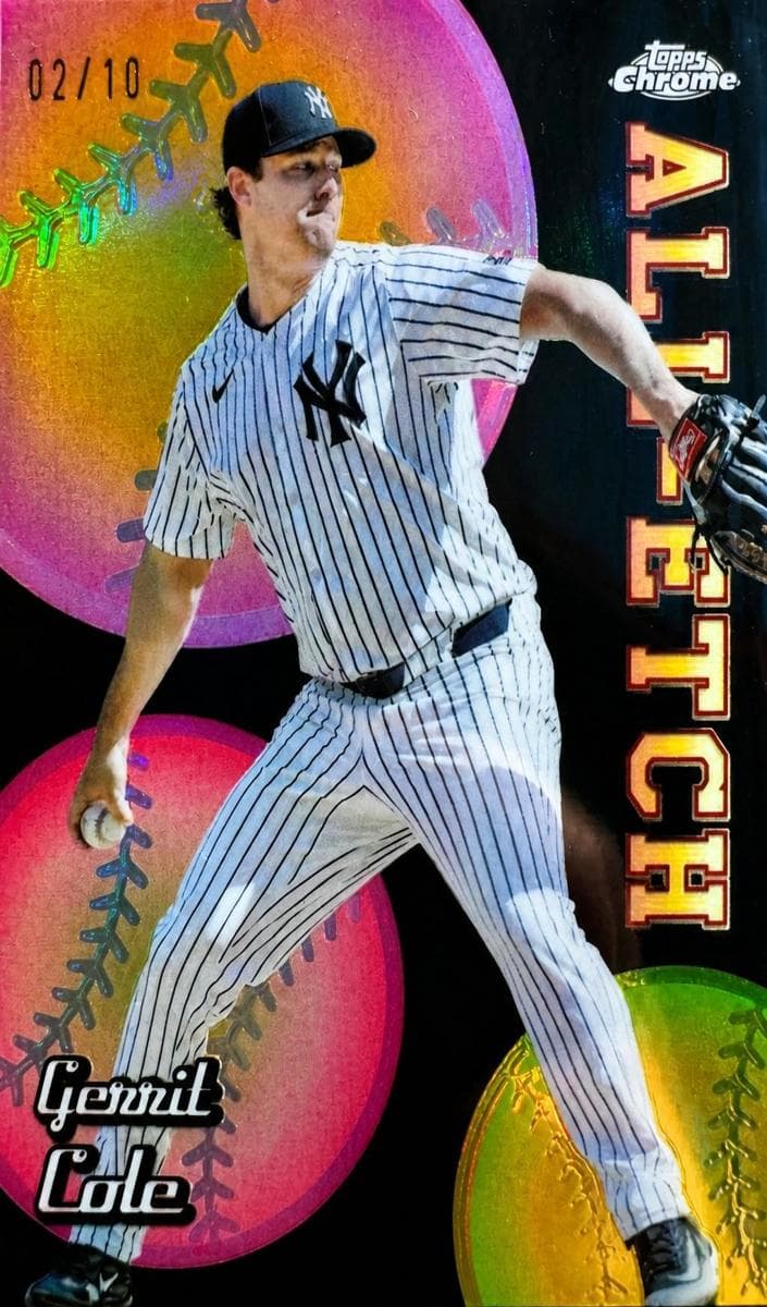 Gerrit Cole 2024 topps Topps Chrome Update