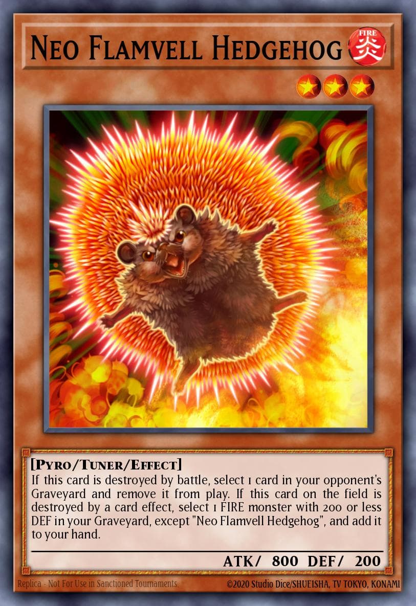 Neo Flamvell Hedgehog #DT04-EN062