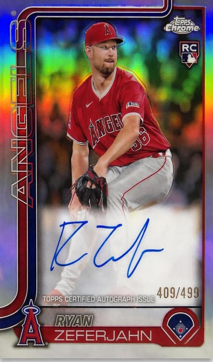 Ryan Zeferjahn trading card