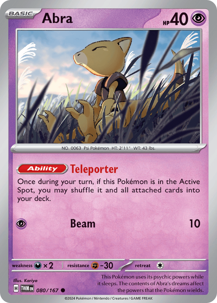 Abra 2025 Pokemon