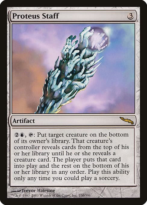 Proteus Staff 2003 Magic: The Gathering Mirrodin
