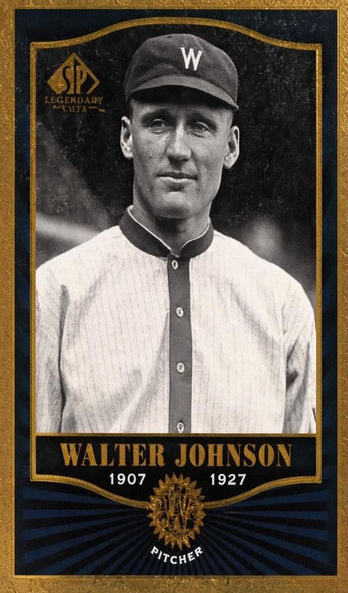 Walter Johnson 2001 unknown SP Legendary Cuts