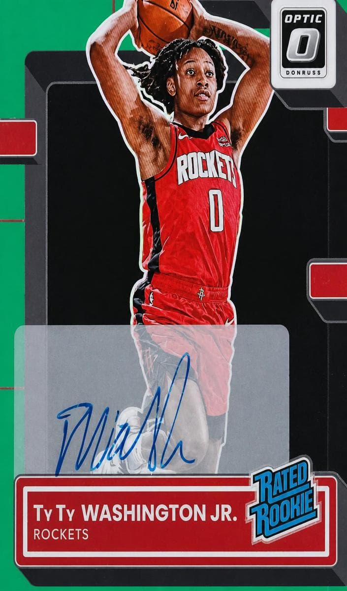 TyTy Washington Jr. 2022 panini Donruss Optic
