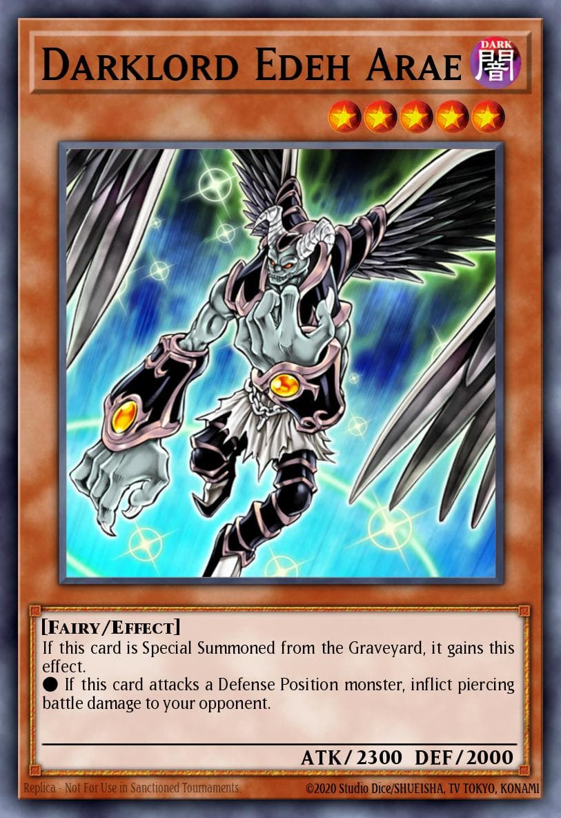 Darklord Edeh Arae 2016 Yu-Gi-Oh! Destiny Soldier