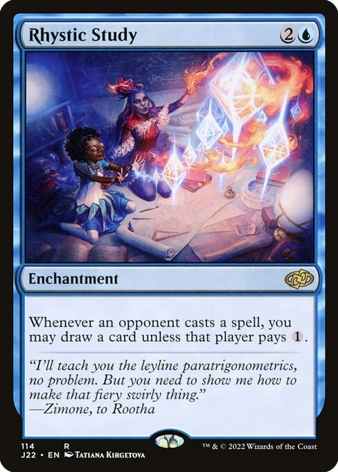 Rhystic Study 2000 Magic: The Gathering