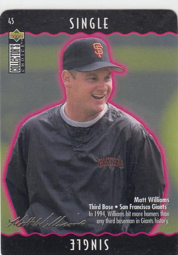 Matt Williams 1996 unknown Collector's Choice